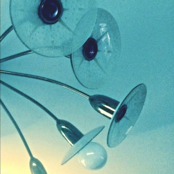 Lightolier Claremont Sunburst Chandelier MCM - Picture 7 of 9